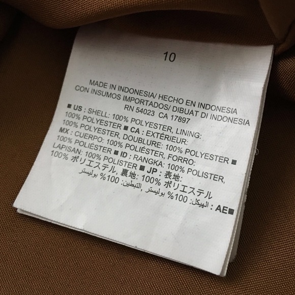 Old Navy Faux Suede Burnt Ochre Mini Skirt 10 - Picture 5 of 8